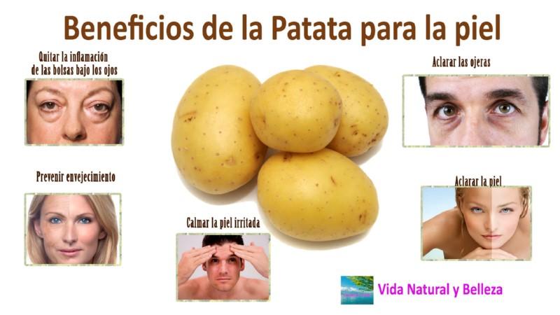 Beneficios de la Patata para la piel