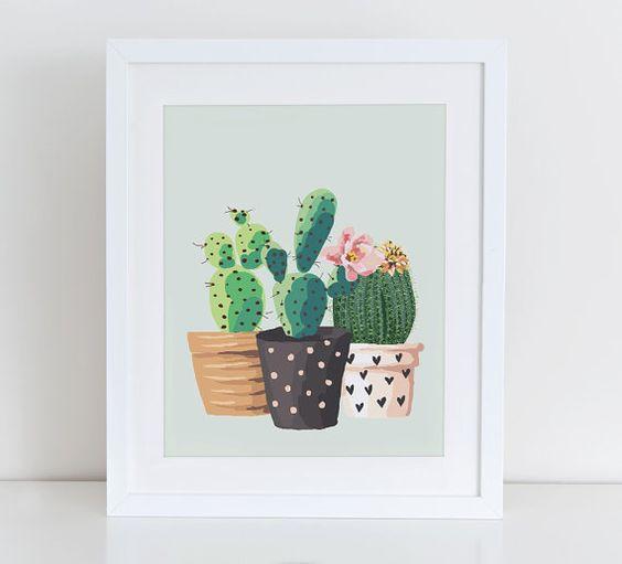 Decorando con cactus 