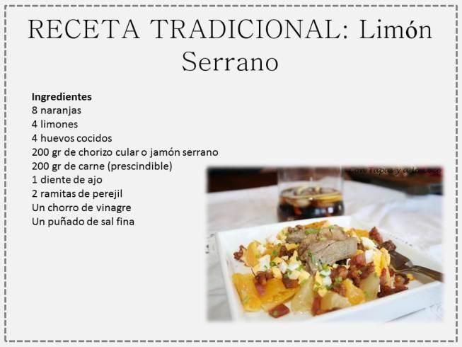 Limón Serrano: Gastronomía de Salamanca