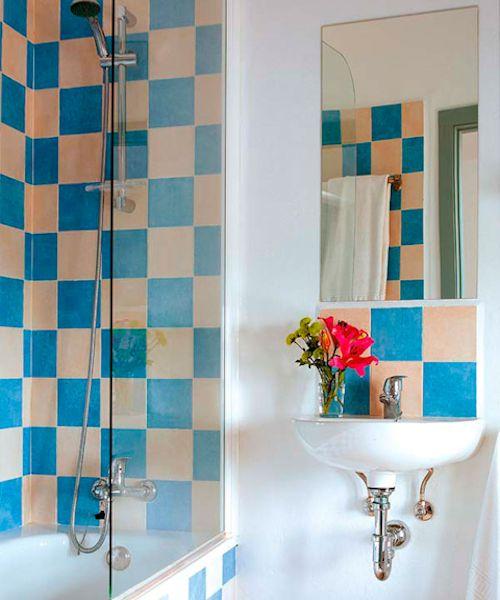 azulejos en cuartos de baño pequeños